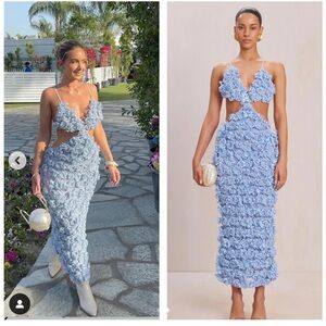 Cult Gaia Romana Crochet Dress